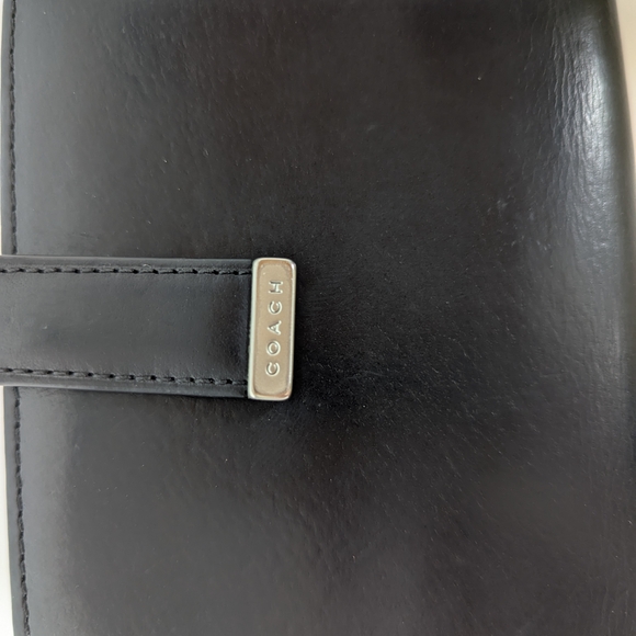 Lexington Vintage Coach Black Leather Wallet - Picture 4 of 11